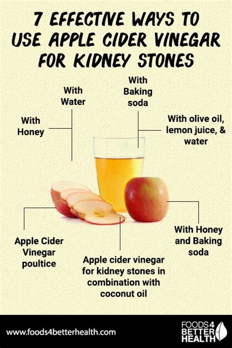 Apple Cider Vinegar for Kidney Stones Treatment: 7 Effective Remedies