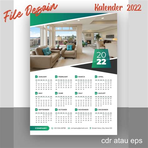 Jual FILE DESAIN KALENDER DINDING 2023 FORMAT CDR DESAIN TERPOPULER | Shopee Indonesia