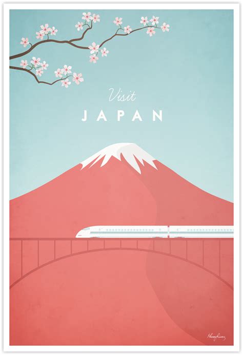 Japan Vintage Travel Poster | TRAVEL POSTER Co.