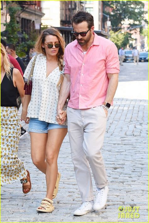 Blake Lively Loops Her Arm With Husband Ryan Reynolds During Afternoon ...