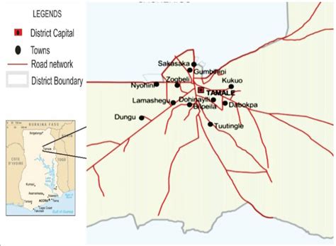 Tamale Ghana Map