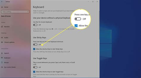 How to Turn off Sticky Keys on Windows