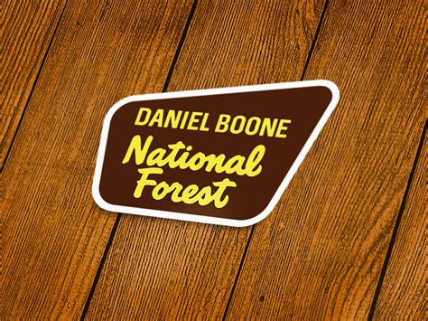 Daniel Boone National Forest Vinyl Sticker Choose 1 Decal or Get Them ...