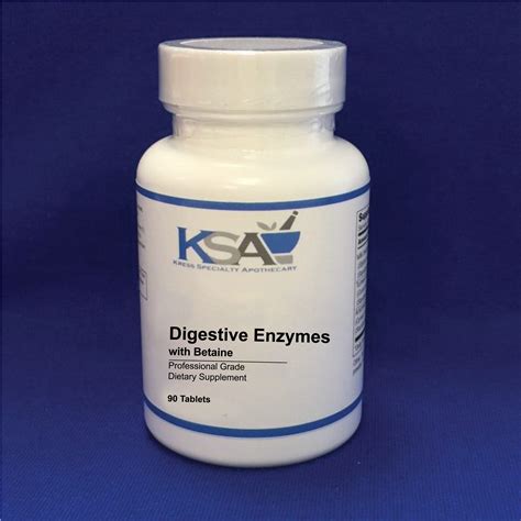 Digestive Enzymes with Betaine | Kress Specialty Apothecary