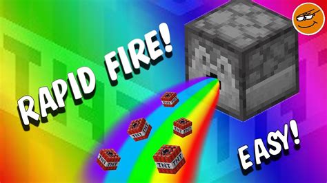 MINECRAFT: AUTO RAPID-FIRE DISPENSER! REDSTONE TUTORIAL (EASY) - YouTube