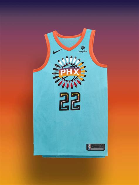 Made a tweak to the Suns city edition jerseys to incorporate the ...