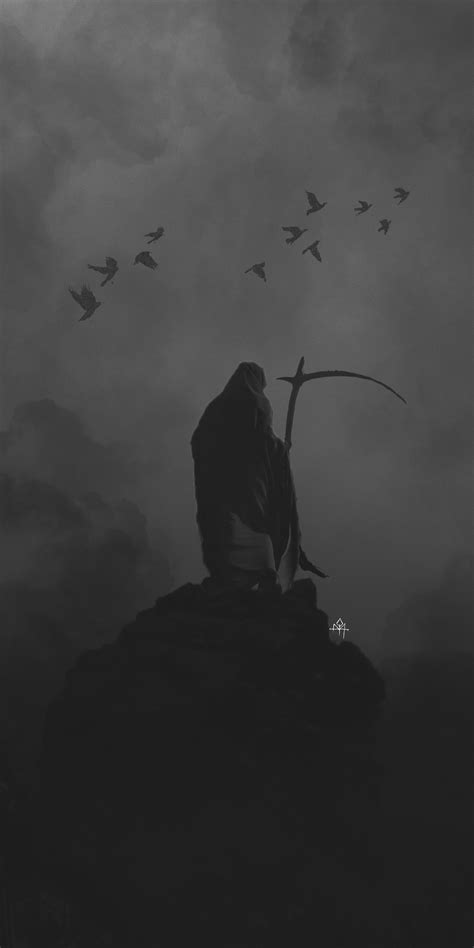 The Loneliness of Death. Digital art by me : r/creepy