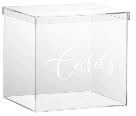 Acrylic Card Box | Showit Blog