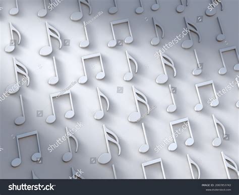 Music Background Designmusical Writing3d Illustration Musical Stock ...