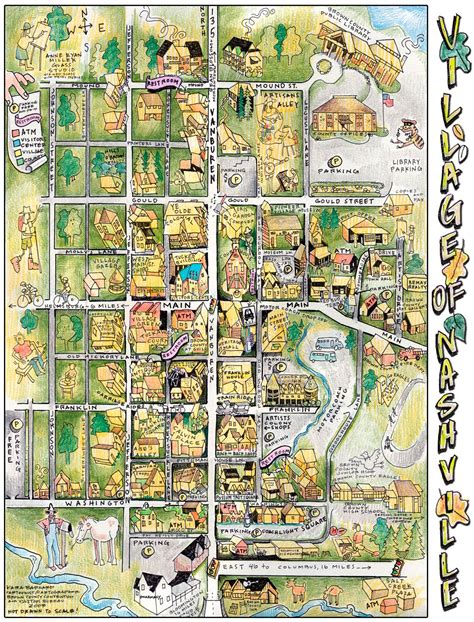 Nashville Tourist Attractions Map