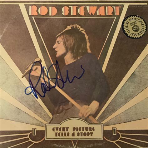 Signed Rod Stewart Every Picture Tells A Story Album Cover