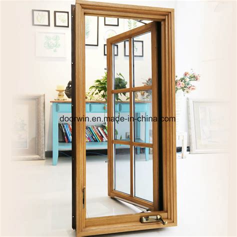 American Casement Window with Foldable Crank Handle, Aluminum Clad ...