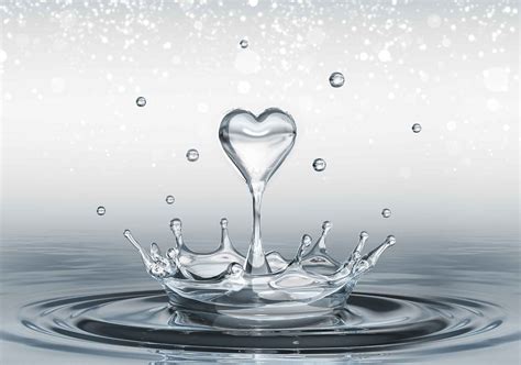 Water Heart Wallpapers - Top Free Water Heart Backgrounds - WallpaperAccess