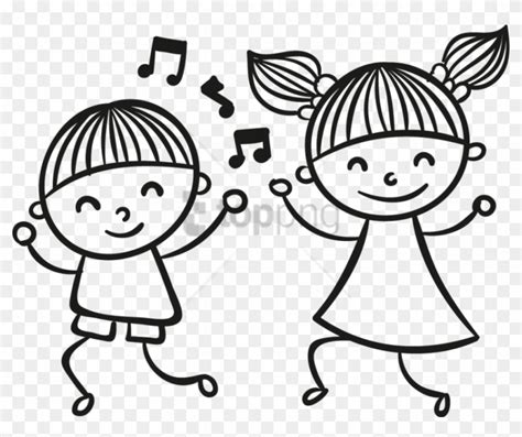 Download Free Png Children Dancing Clipart Png Png Image With - Dancing Kids Drawing Transparent ...