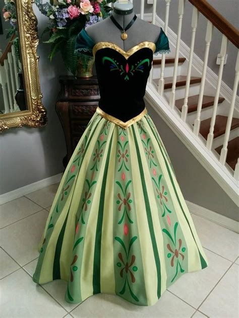 Anna Frozen Coronation dress | Coronation dress, Anna coronation dress, Disney princess dresses