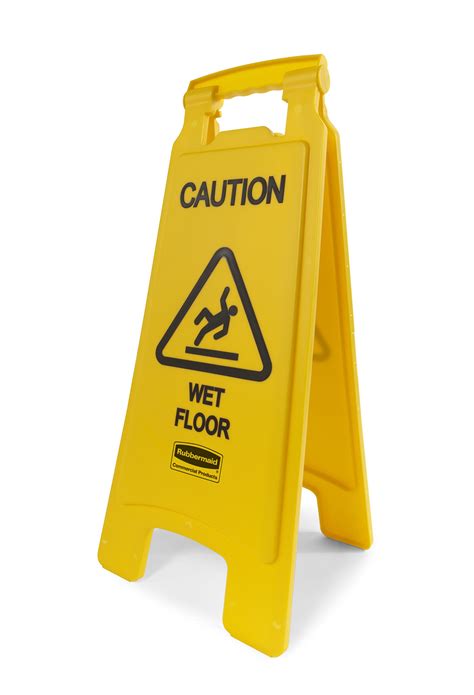 Snapklik.com : Rubbermaid Commercial Products Caution Wet Floor Sign