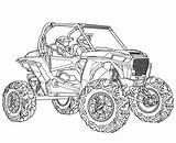 Polaris Rzr Vector Logo Sketch Coloring Page sketch template