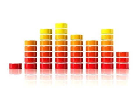 3D graphic equalizer — Stock Photo © Igonin #1092033