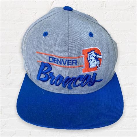 Vintage Denver Broncos logo SnapBack hat. This hat... - Depop