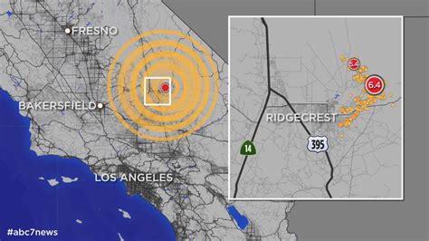 California Quake: Map Shows More Than 245 Aftershocks Since 6.4 - California Earthquake Map ...