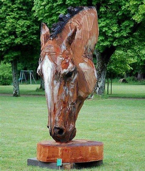 Sign in | Horse sculpture, Wood carving art, Chainsaw wood carving