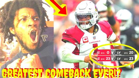 CARDINALS VS RAIDERS REACTION 2022 ARIZONA CARDINALS VS LAS VEGAS RAIDERS HIGHLIGHTS REACTION ...