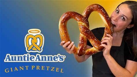 GIANT Pretzel 🥨 Auntie Anne's VS German Bavarian