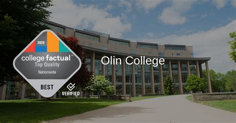 Olin College Ranks as a Top 50 Best College in 2020 Nationwide Ranking by College Factual