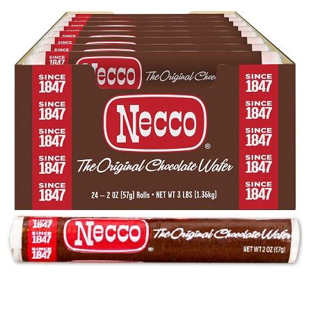 Chocolate Necco Wafers | Crunchy Candy | Necco Wafers