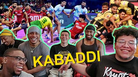 AMERICAN FOOTBALL PLAYERS REACT TO PRO KABADDI HIGHLIGHTS - Win Big Sports