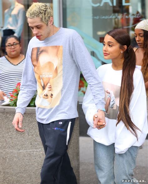 Ariana Grande and Pete Davidson Wearing Sweetener Merch 2018 | POPSUGAR Fashion