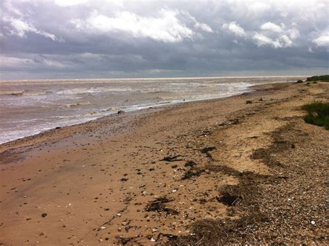 A windy day at the beach on Mersea Island | A Little Further North