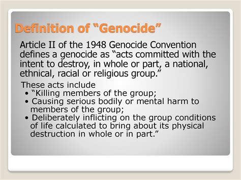 Genocide in Darfur Dr. Jared O. Bell, Assistant Professor of ...