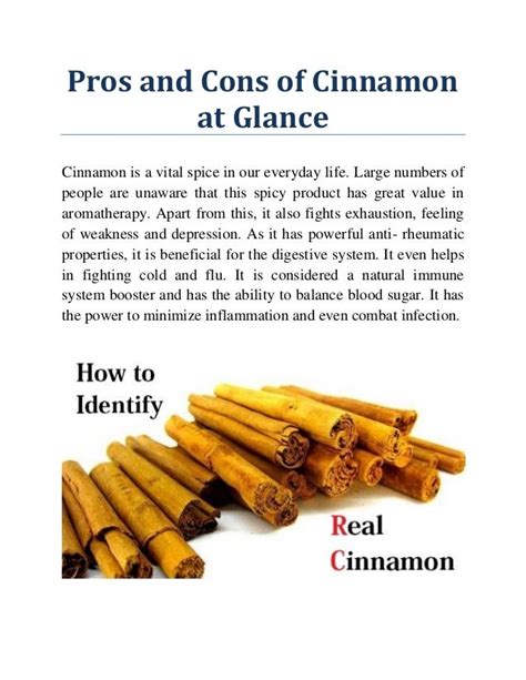 Cinnamon side effects and benefits to health