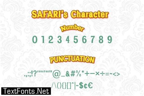 Safari Font