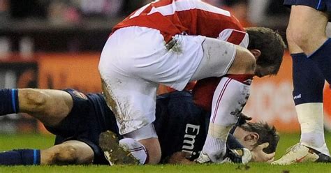 What Ryan Shawcross and Aaron Ramsey are up to now – 14 years after leg ...