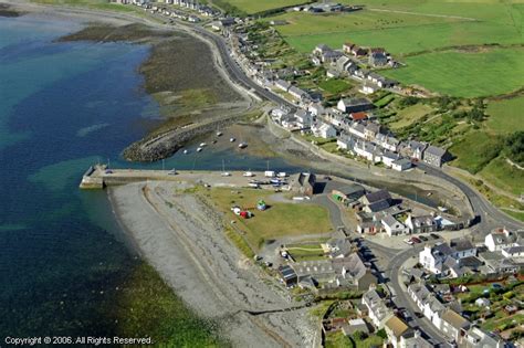 Port William Harbour in Port William, Scotland, United Kingdom