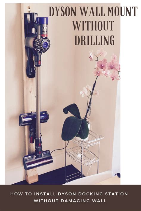 Dyson Wall Mount Without Drilling or Damaging Wall | Dyson cordless vacuum, Dyson cordless, Dyson