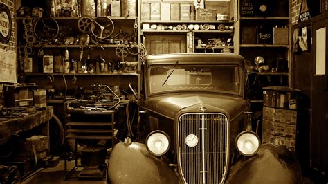 Vintage Garage Wallpapers - Wallpaper Cave