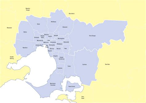 Melbourne Councils Map