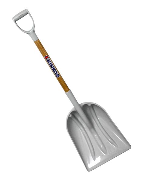 Buy Grey / Black Plastic Grain Shovel Wooden Handle from Fane Valley Stores Agricultural Supplies