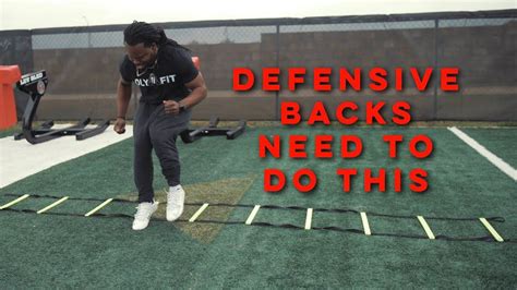 Footwork Friday | Defensive Back Drill - YouTube | Defensive back, Football coach, Drill