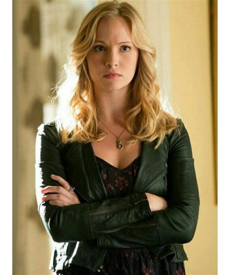 Caroline Forbes The Vampire Diaries Leather Jacket