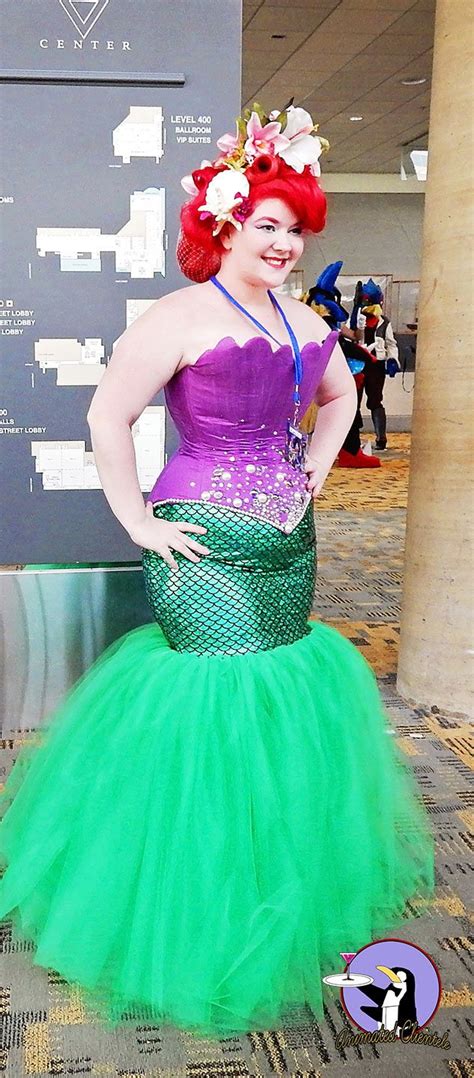 DIY Ariel the little Mermaid Costume » Images & Tutorial | maskerix.com | Mermaid halloween ...