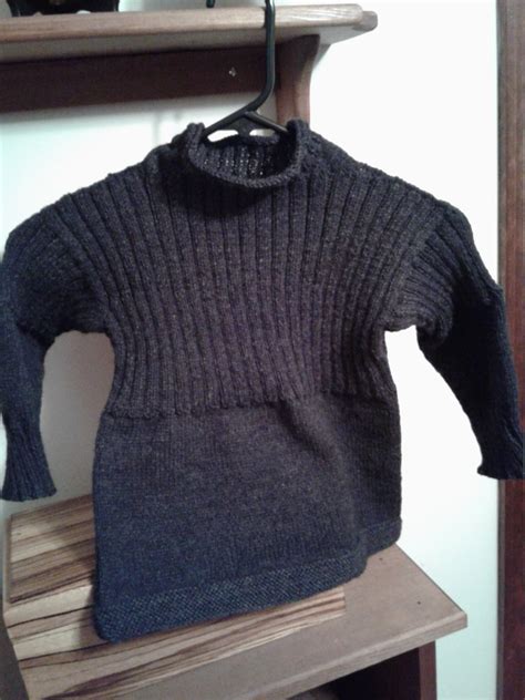 Traditional Guernsey Sweater in Charcoal Gray by Never Felt Better - Etsy