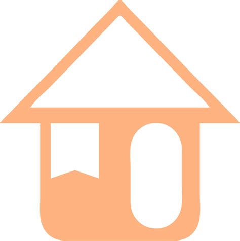 Orange Color Home Icon 17428386 Vector Art at Vecteezy