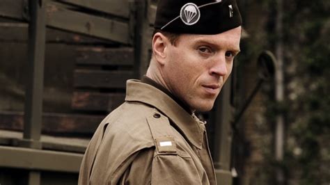 Damian Lewis as Major Winters in Band of Brothers. He played the role beautifully! You couldn't ...