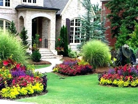 30 Lovely Flower Beds Design Ideas In Front Of House - SWEETYHOMEE