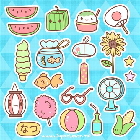 JapanLover | Kawaii stickers, Kawaii drawings, Kawaii doodles