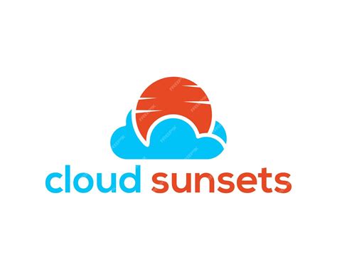 Premium Vector | Sun cloud logo icon design